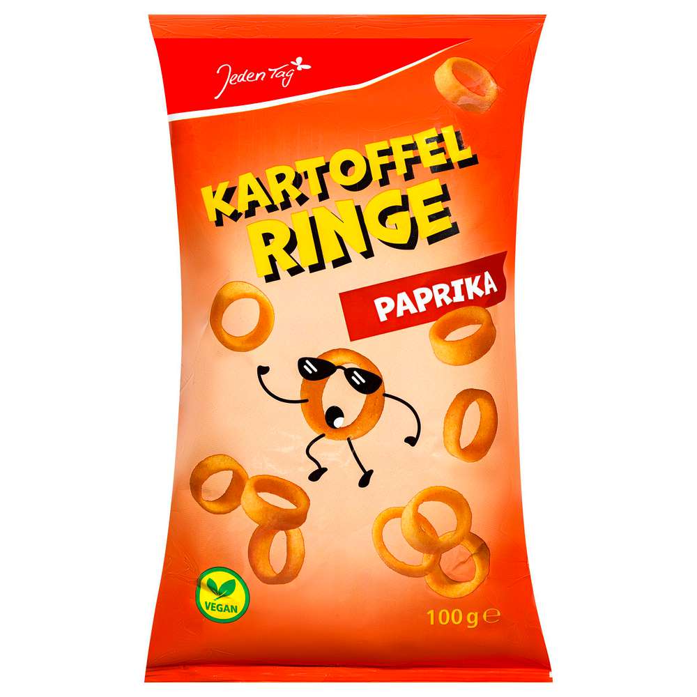 Produktabbildung Jeden Tag Kartoffelringe Paprika
