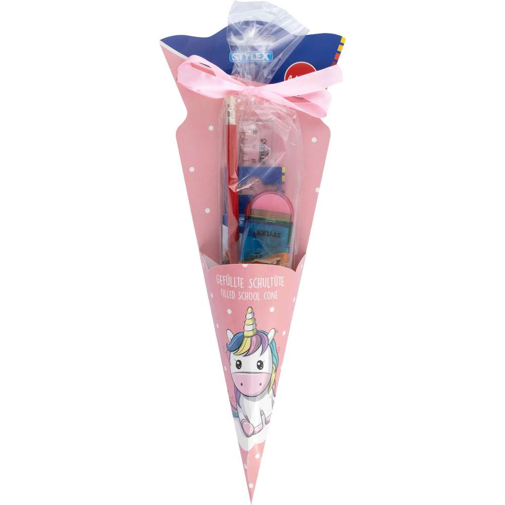 Produktabbildung Stylex Schultüte gefüllt 35 cm, Gr. S, verschiedene Motive