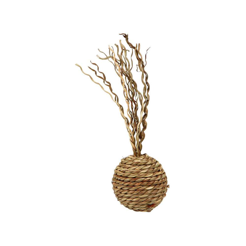 Produktabbildung Kerbl Hundespielzeug Ball aus Seegras, 4,5cm