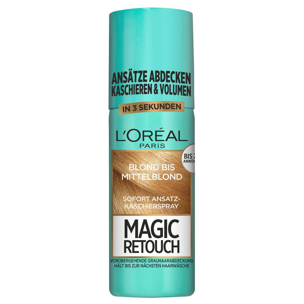 Produktabbildung L'Oreal Paris Magic Retouch Ansatzspray, Blond-Mittelblond