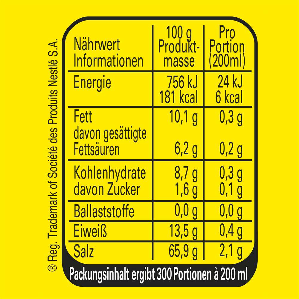 Produktabbildung Maggi Gekörnte Brühe, extra fein