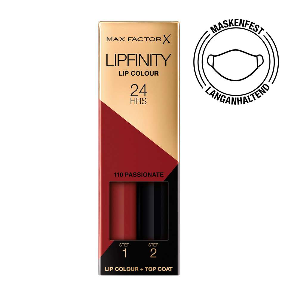 Produktabbildung Max Factor Lippenstift Lipfinity Lip Colour, Passionate 110