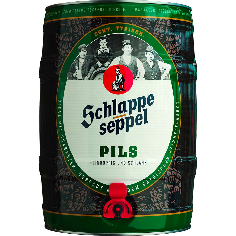Produktabbildung Schlappeseppel Pilsener Partyfass 5,1%