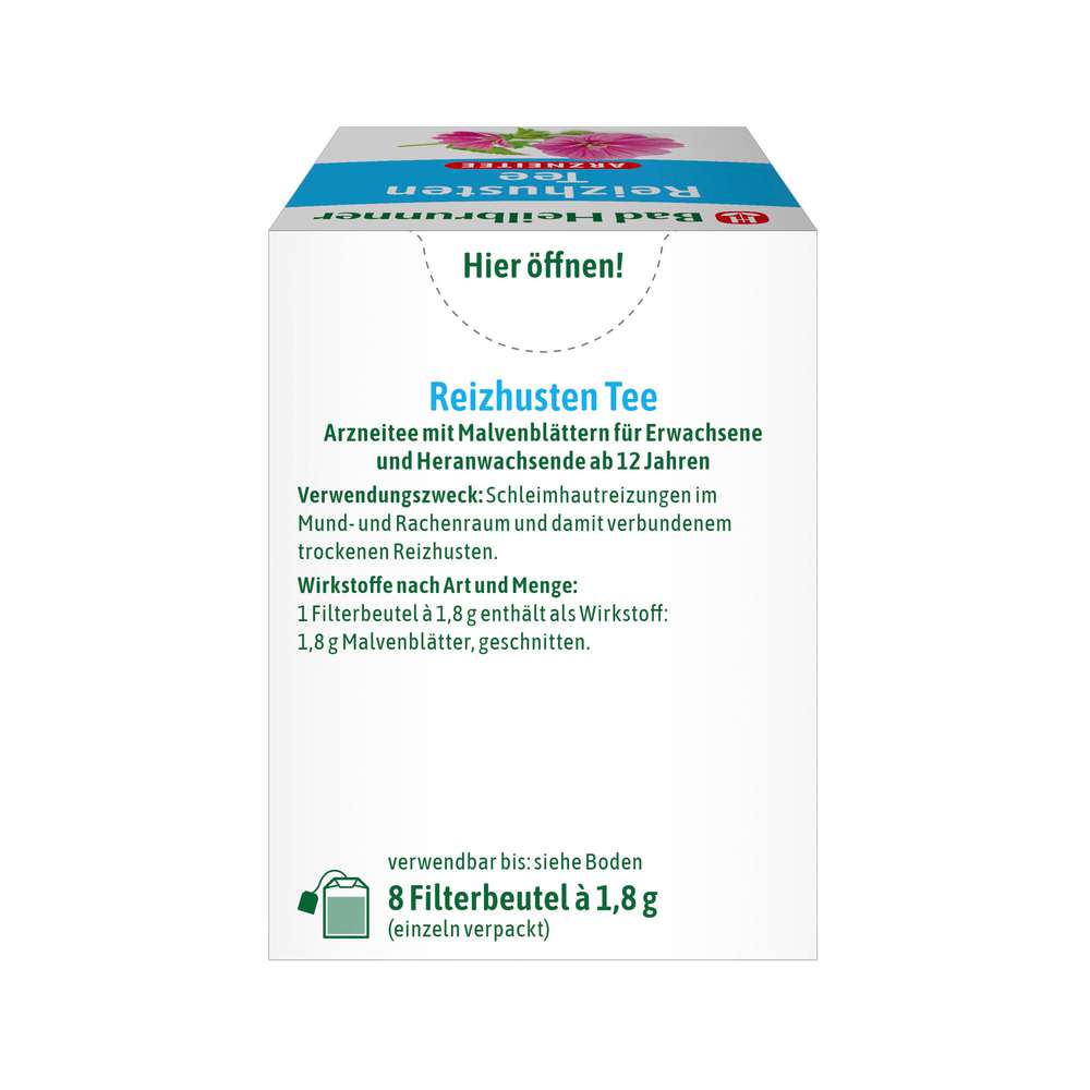Produktabbildung Bad Heilbrunner Reizhusten Tee