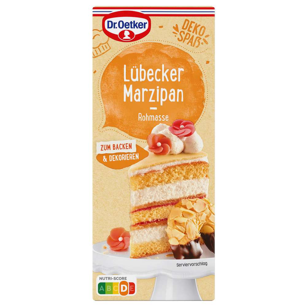 Produktabbildung Dr. Oetker Lübecker Marzipan Rohmasse