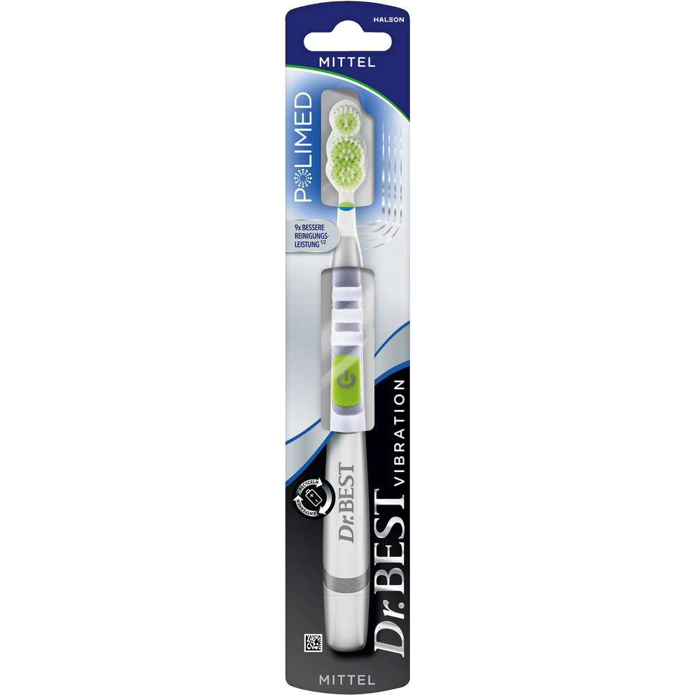 Produktabbildung Dr.Best Zahnbürste mit Vibration, Mittel