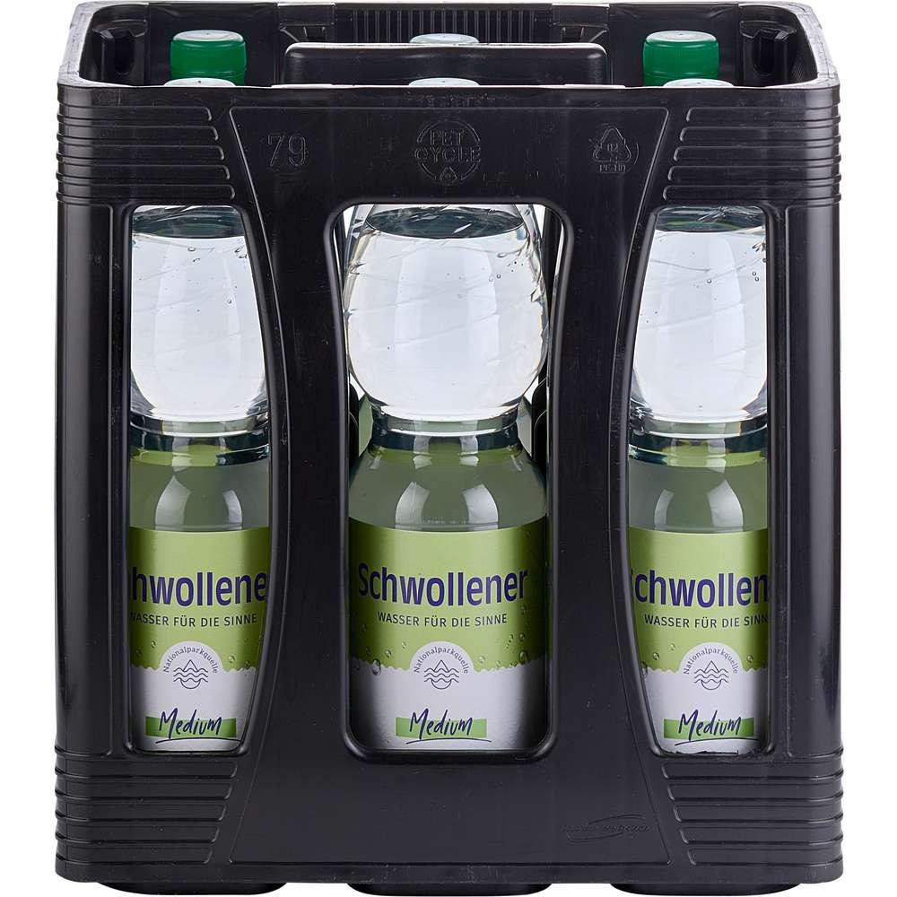 Produktabbildung Schwollener Mineralwasser, Medium (6x 1,000 Liter)