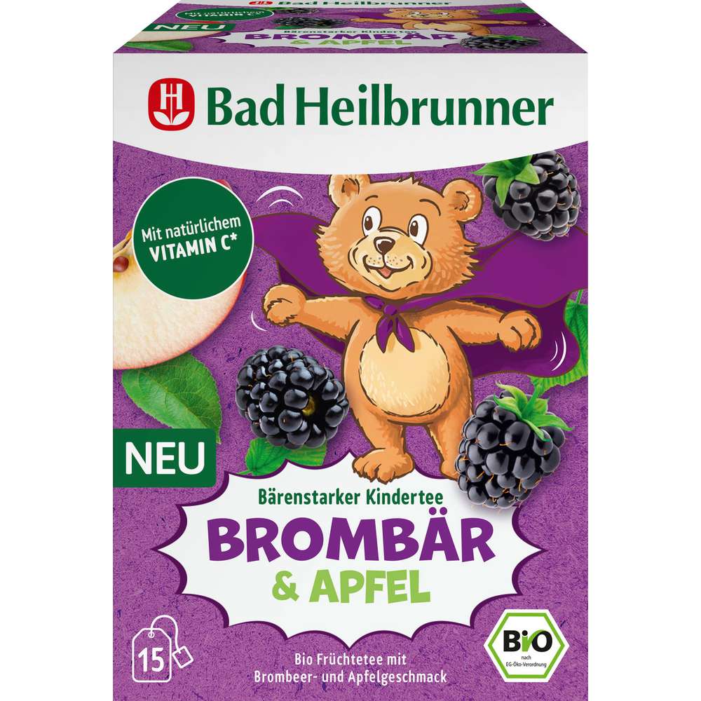 Produktabbildung Bad Heilbrunner Bio Früchtetee Brombeer & Apfel