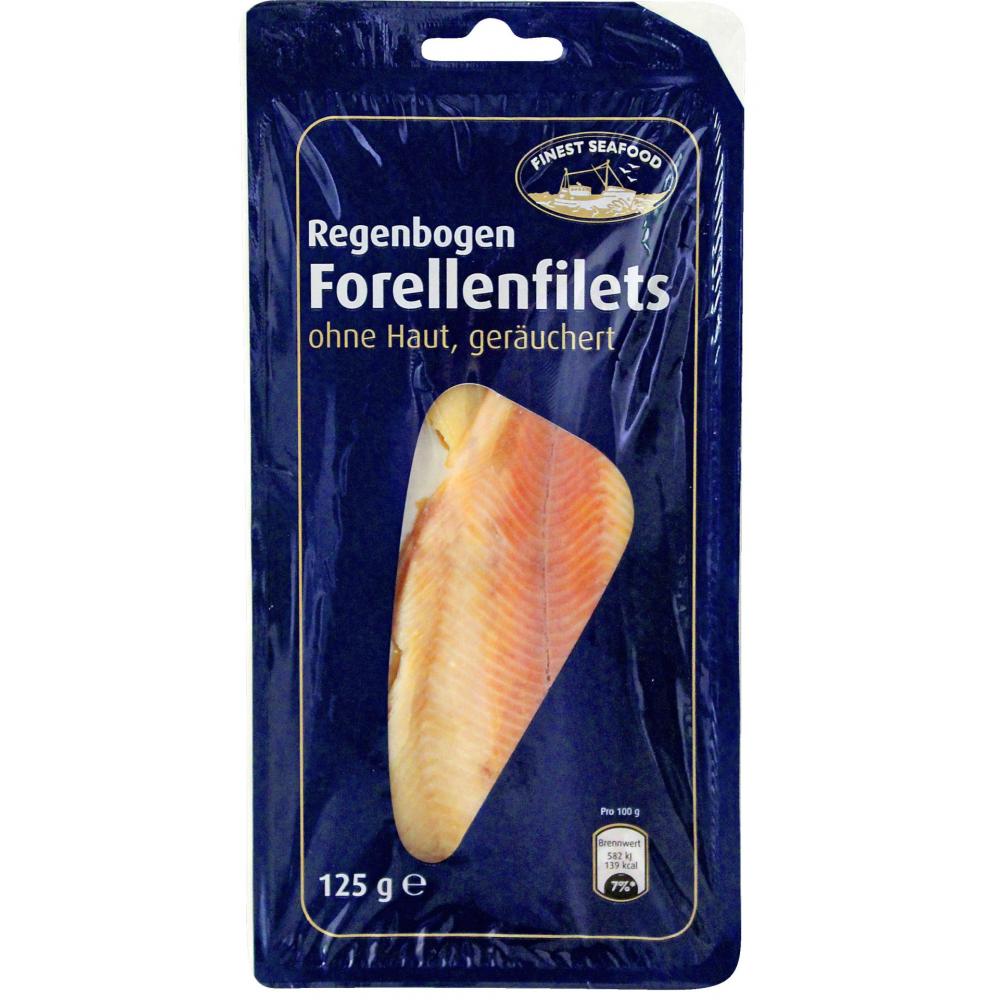 Produktabbildung keine Marke Agustson Regenbogen Forellenfilets, 125 g