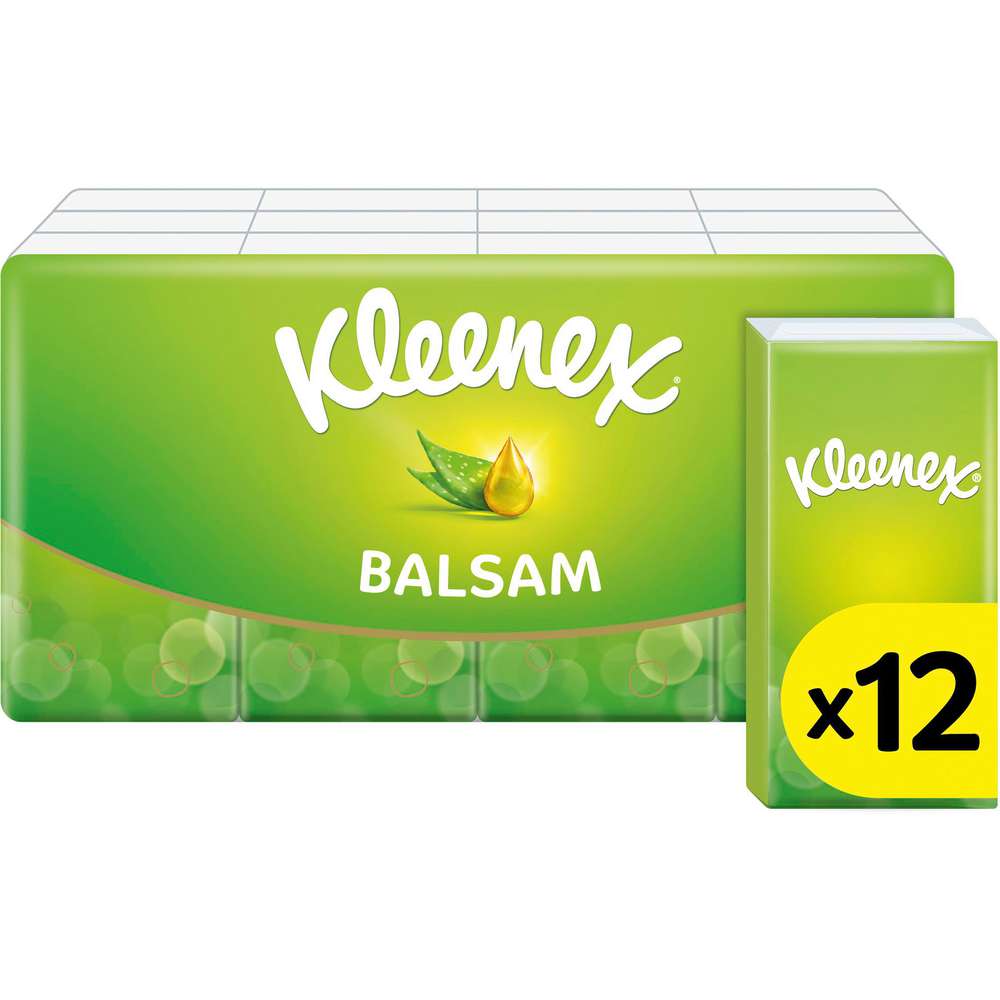 Produktabbildung Kleenex Taschentücher, balsam
