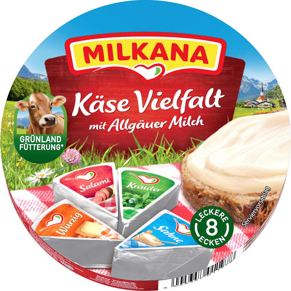 Produktabbildung Milkana Käse Vielfalt Aufstrich