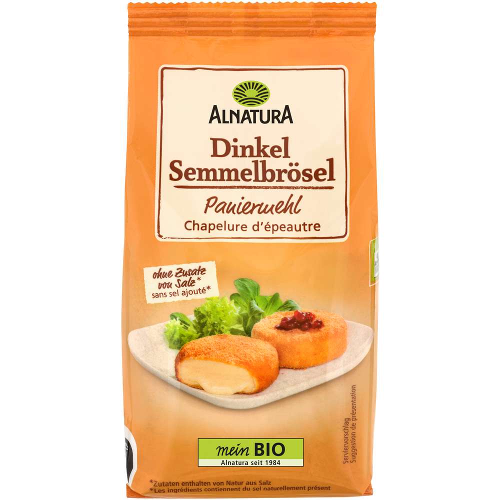 Produktabbildung Alnatura Semmelbrösel Paniermehl, Dinkel