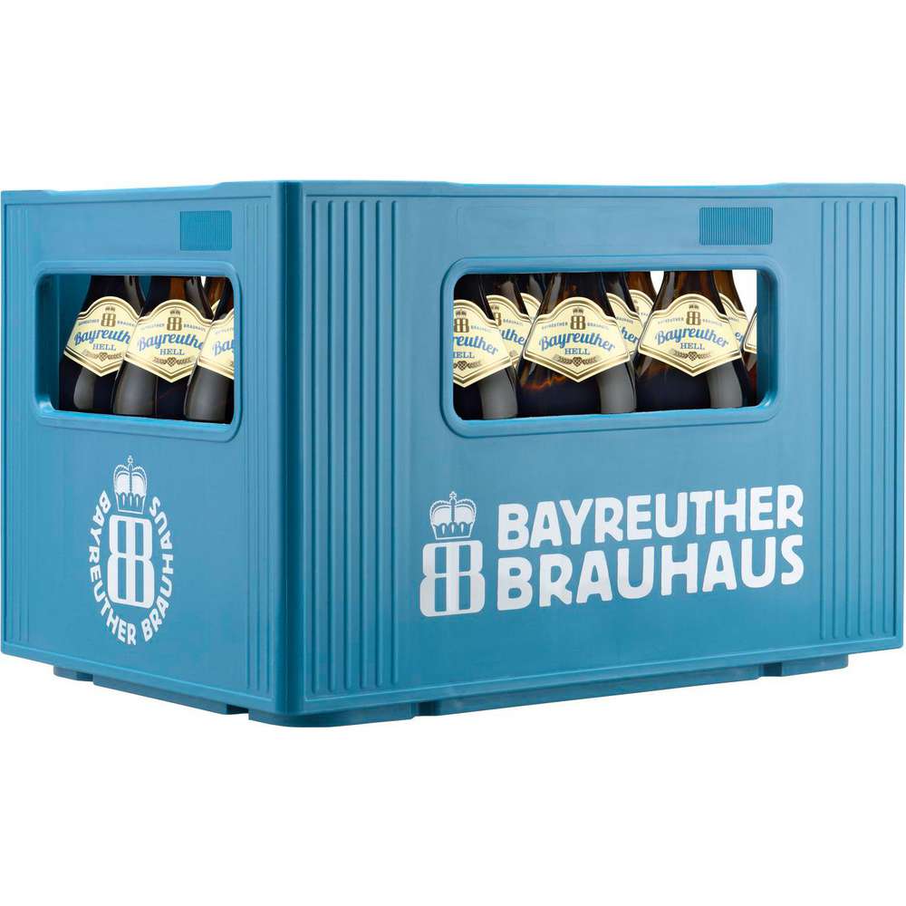 Produktabbildung Bayreuther Helles Bier, 4,8 % (20x 0,500 Liter)