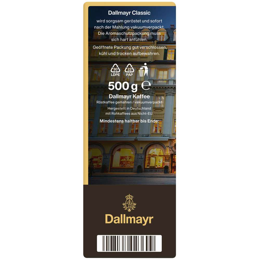 Produktabbildung Dallmayr Kaffee Classic, gemahlen