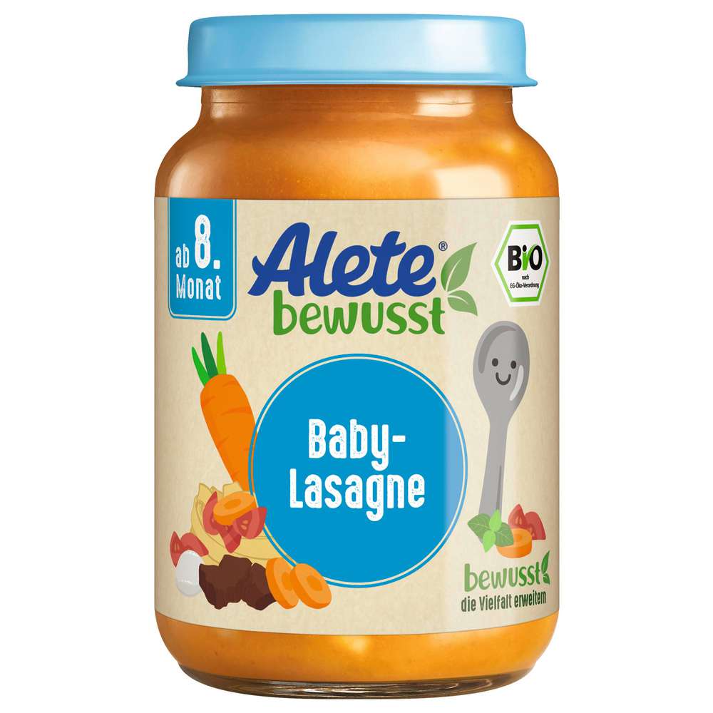 Produktabbildung Alete Bio Babynahrung Lasagne