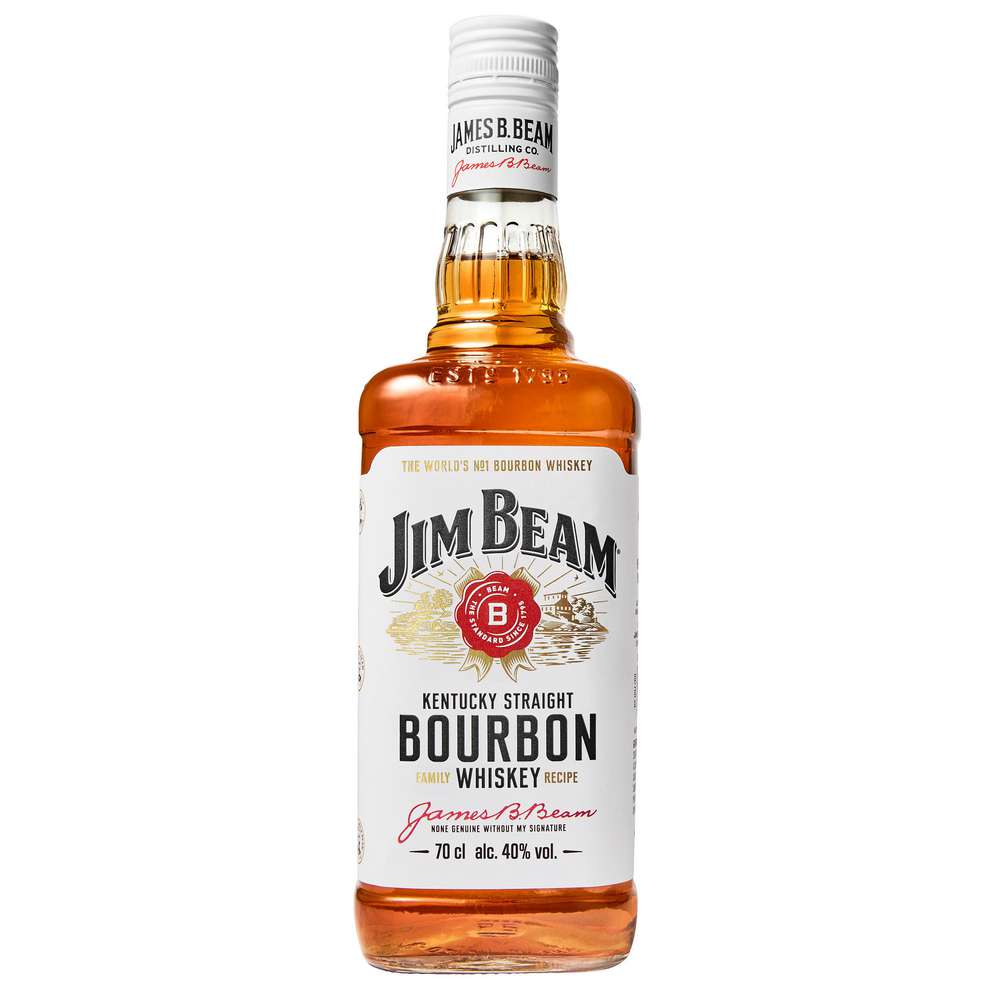 Produktabbildung Jim Beam White Bourbon Whisky, 40 %