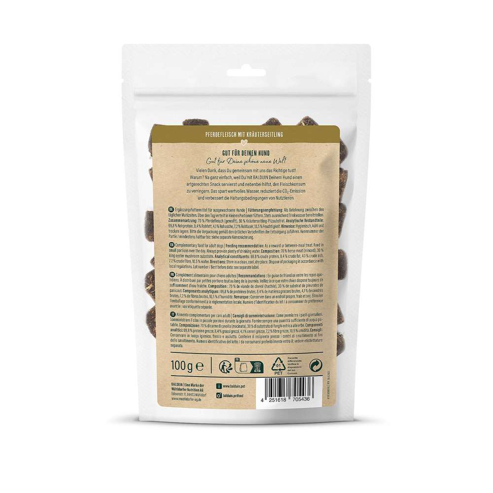 Produktabbildung BALDUiN Hunde-Snack, Pferd
