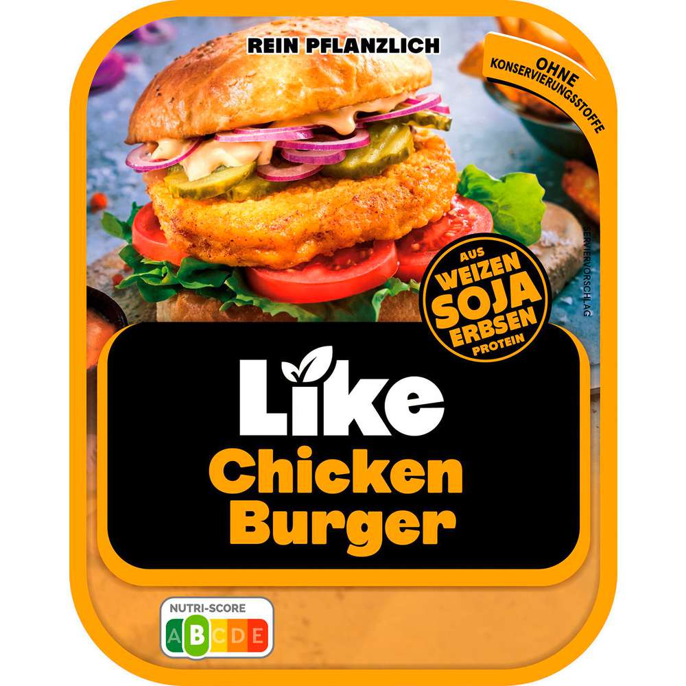 Produktabbildung Like Meat Like Chicken Burger, vegan