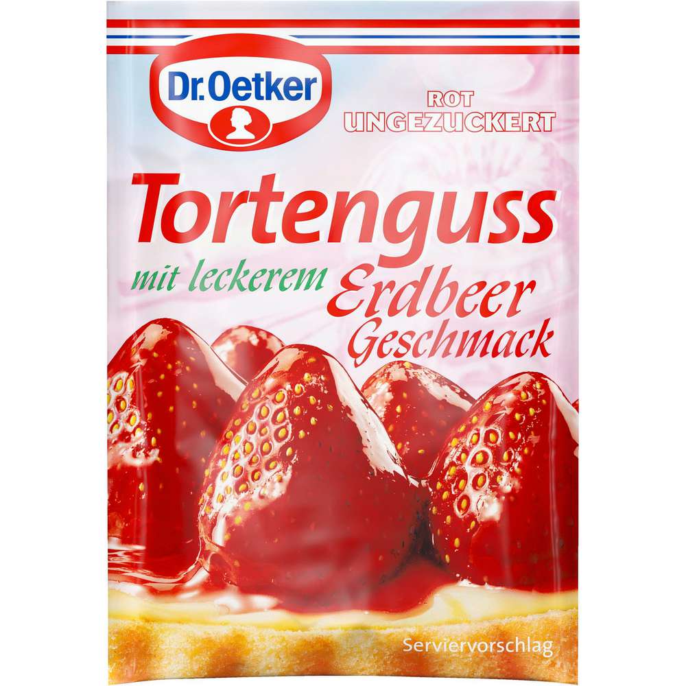Produktabbildung Dr. Oetker Tortenguss Erdbeer, ungezuckert