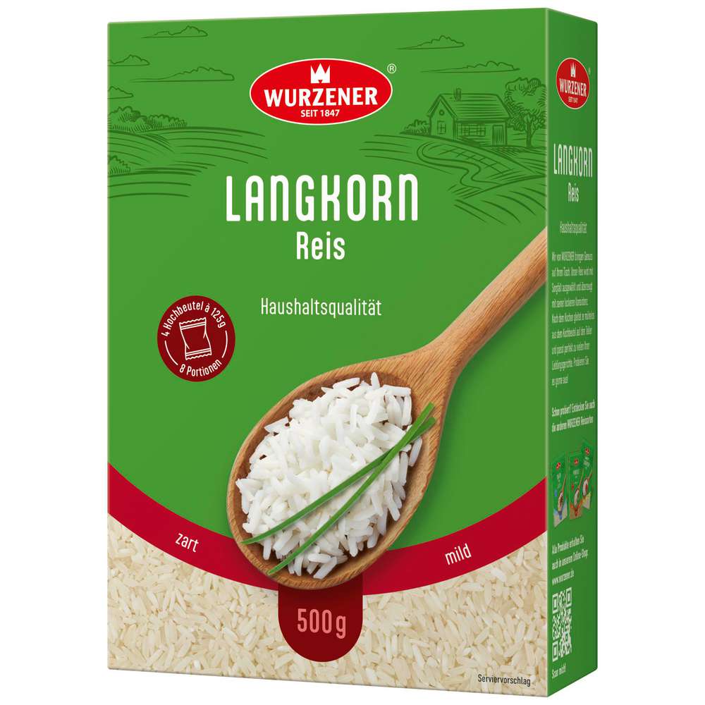 Produktabbildung Wurzener Langkornreis im Kochbeutel