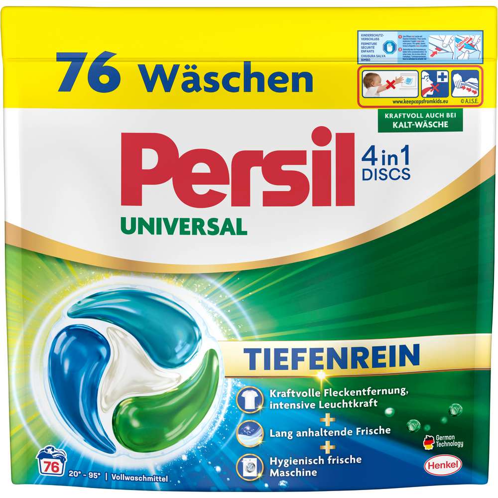 Produktabbildung Persil Universal-Waschmittel, 4in1 Discs