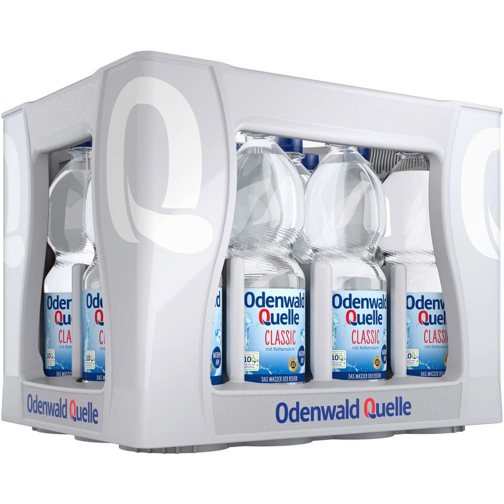 Produktabbildung Odenwald Quelle Mineralwasser, Classic (12x 1,000 Liter)