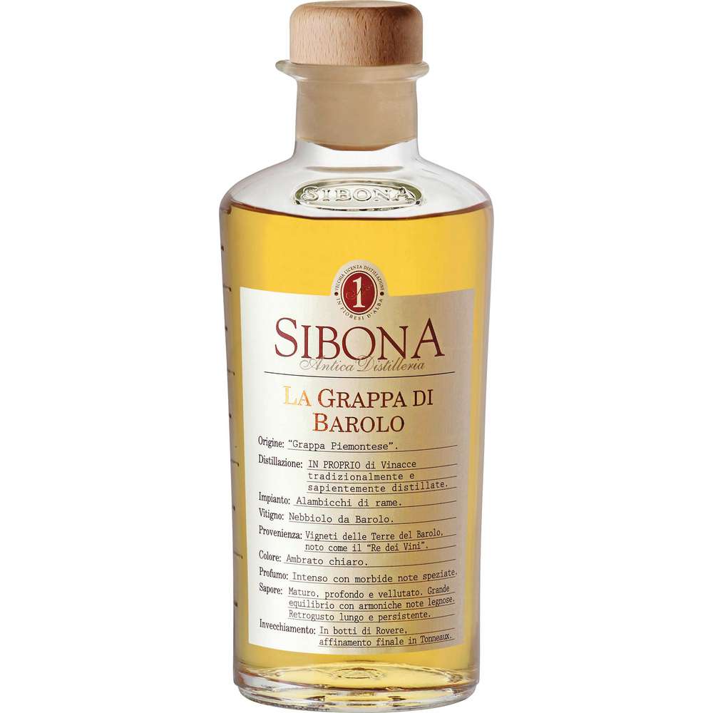 Produktabbildung Sibona Grappa di Barolo, 40 %