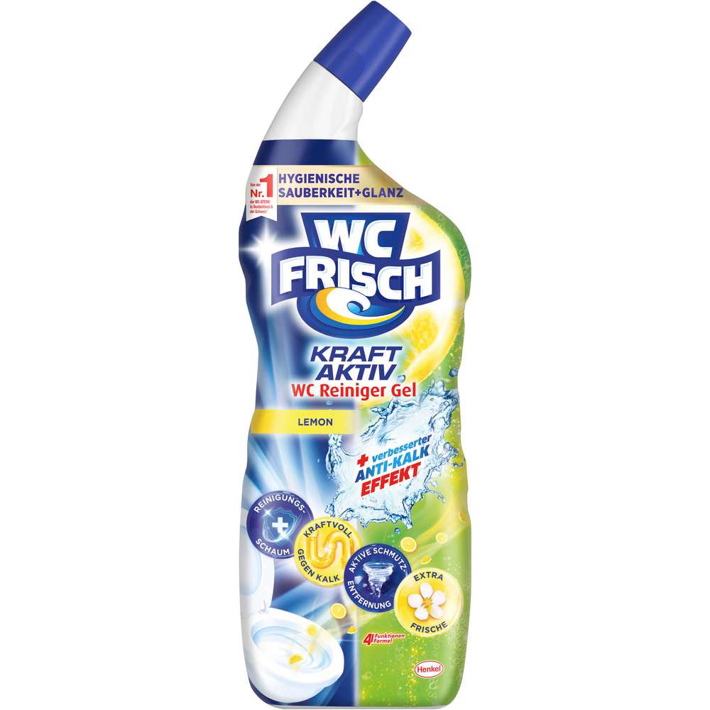 Produktabbildung WC Frisch WC Reiniger Gel Kraft Aktiv, Lemon