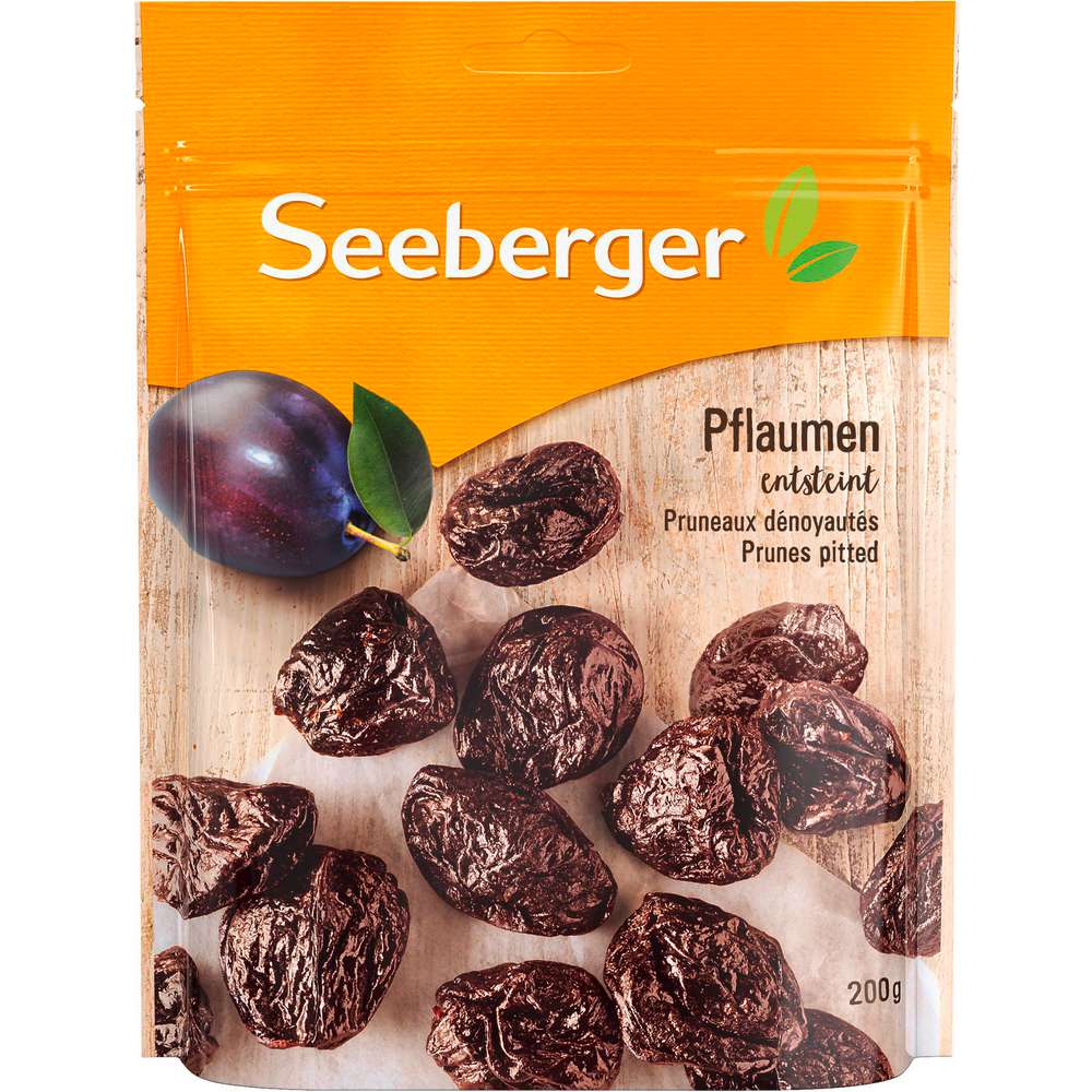 Produktabbildung Seeberger Pflaumen, entsteint & getrocknet
