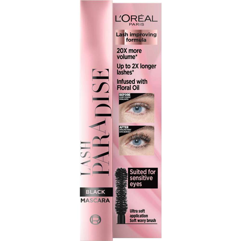 Produktabbildung L'Oreal Paris Wimperntusche Lash Paradise Mascara, Black