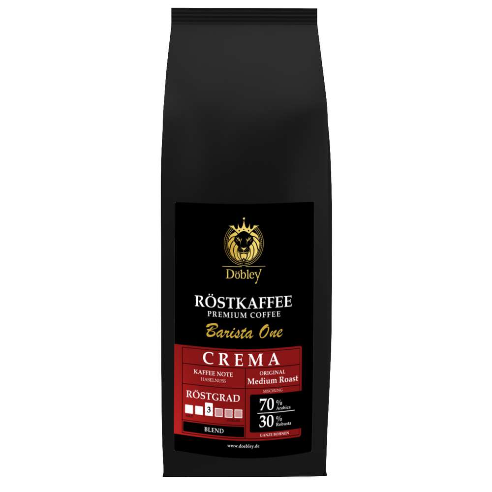 Produktabbildung Döbley Kaffee Crema Barista One, ganze Bohne  