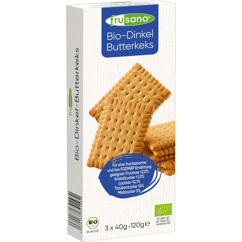 Produktabbildung Frusano Bio Dinkel-Butterkeks