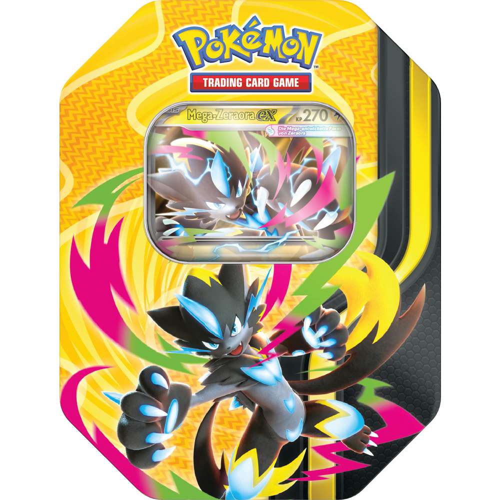 Produktabbildung Pokémon Sammelkarten  Mega-Zeraora Tin132