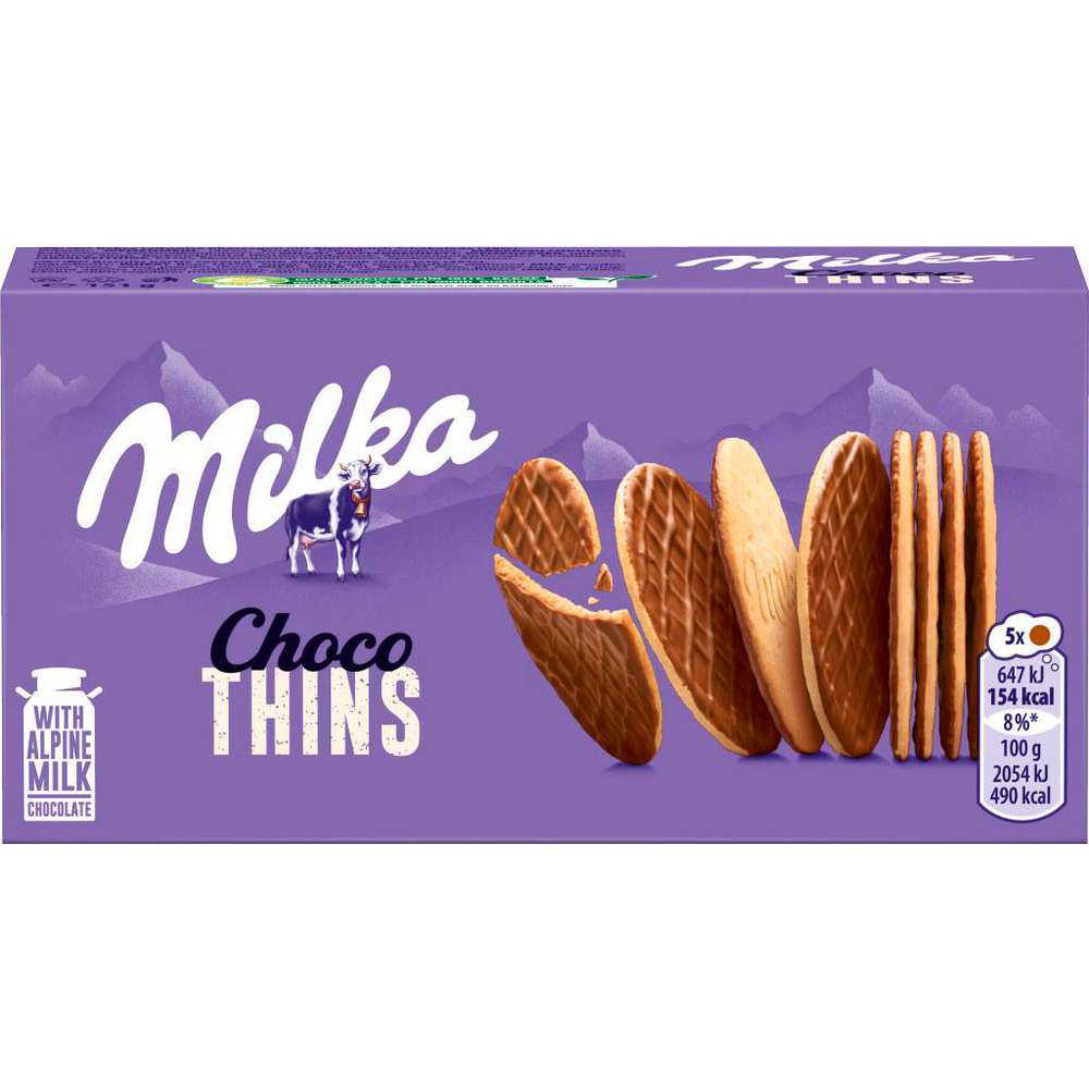 Produktabbildung Milka Kekse, Choco Thins