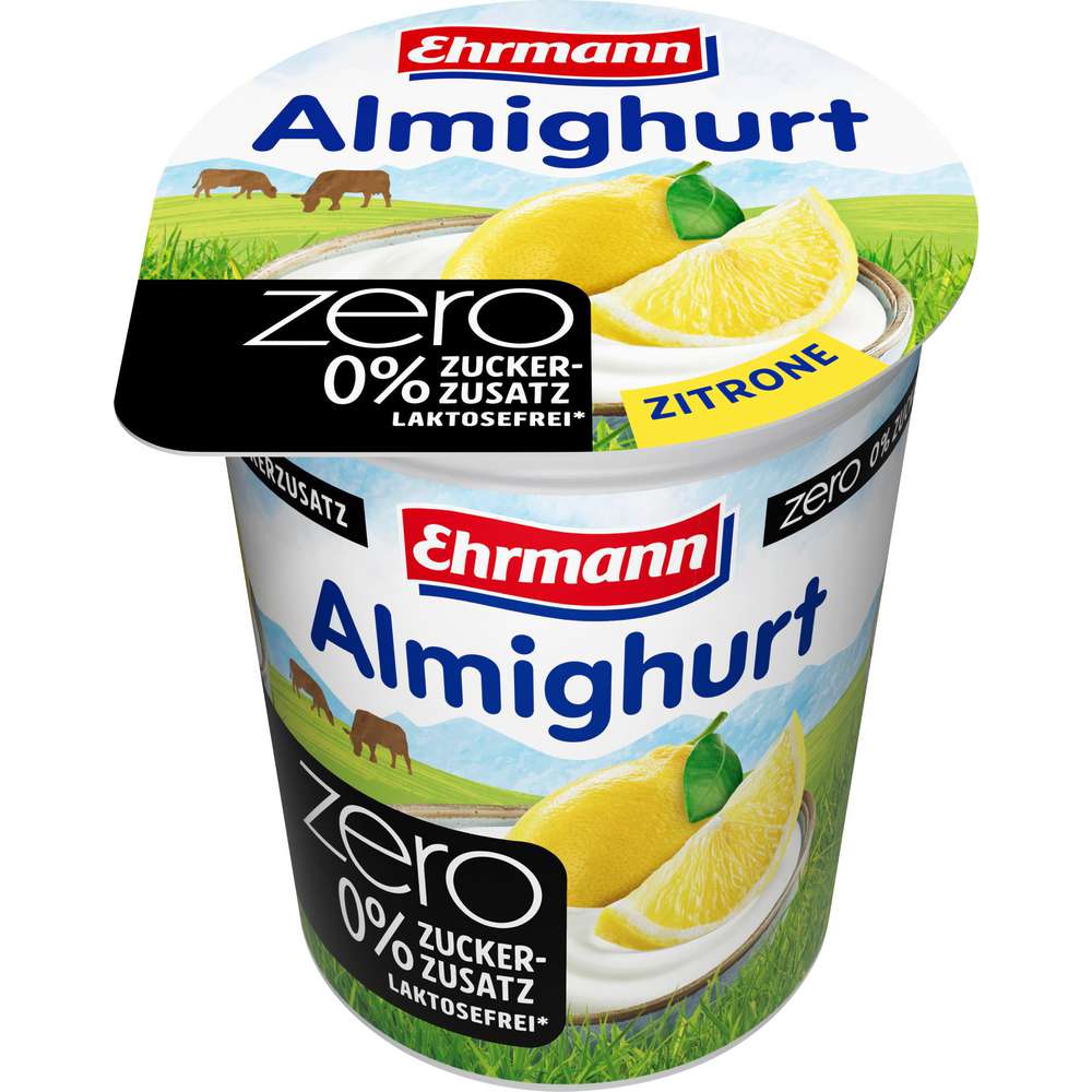 Produktabbildung Ehrmann Joghurt Almighurt Zero, Zitrone