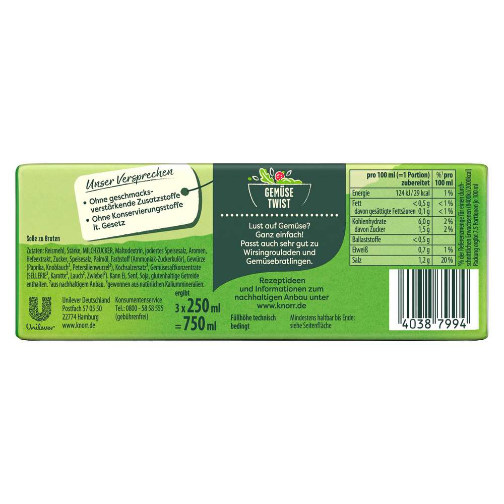 Produktabbildung Knorr Soße zu Braten 3er