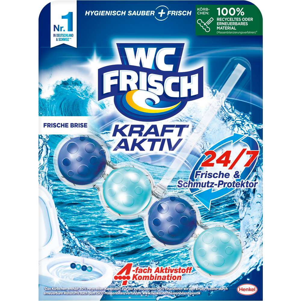 Produktabbildung WC Frisch WC-Duftspüler Kraft Aktiv, Frische Brise