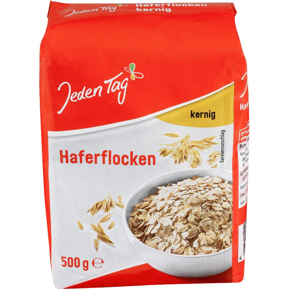 Produktabbildung keine Marke Jeden Tag Vollkornhaferflocken, 500 g