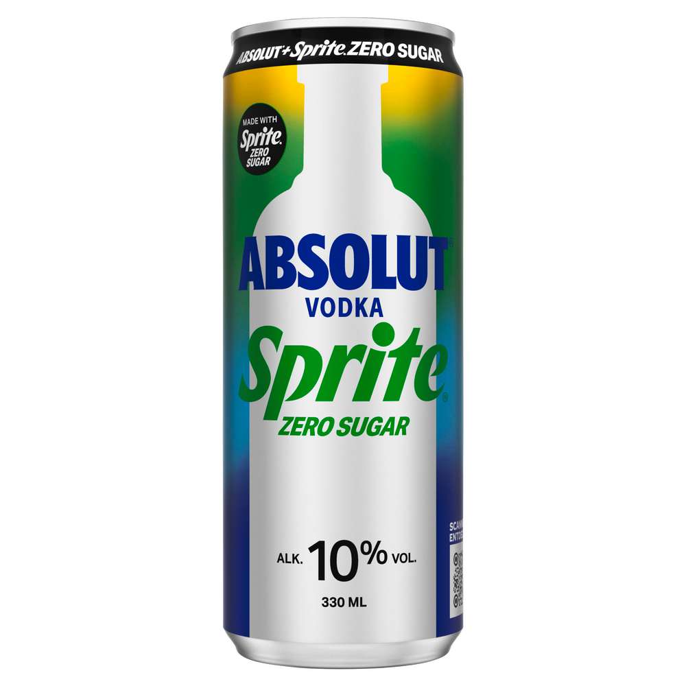 Produktabbildung Absolut Vodka Sprite Zero Sugar 10%
