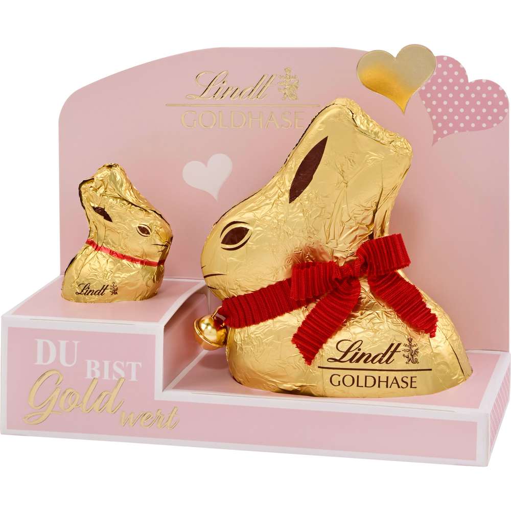 Produktabbildung Lindt Schoko-Hase, Geschenk-Duo