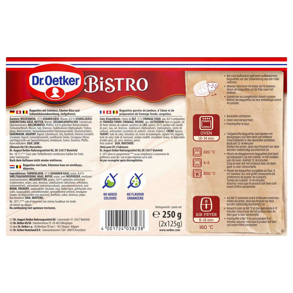 Produktabbildung Dr. Oetker Bistro Baguette a la Provence, tiefgekühlt