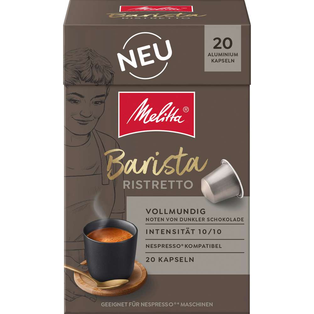 Produktabbildung Melitta Kaffee-Kapseln Barista Ristretto