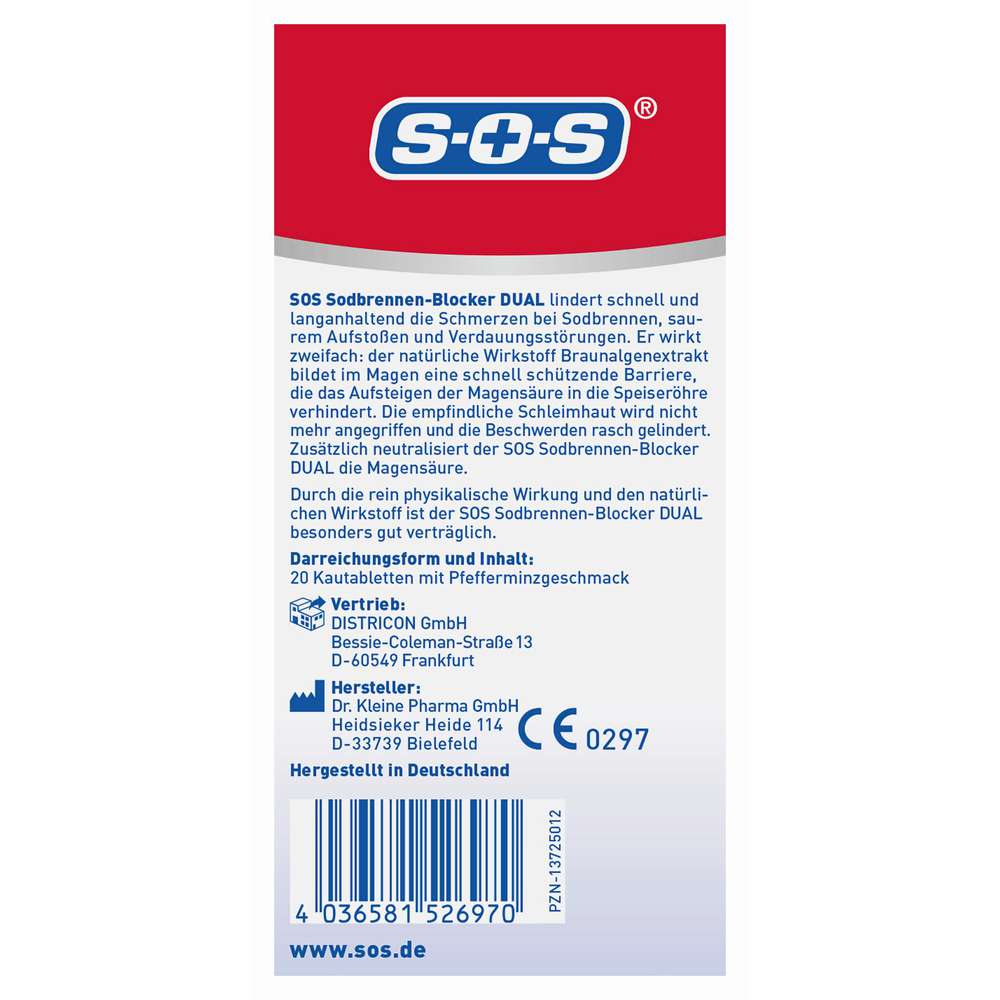 Produktabbildung SOS Sodbrennen-Blocker Dual