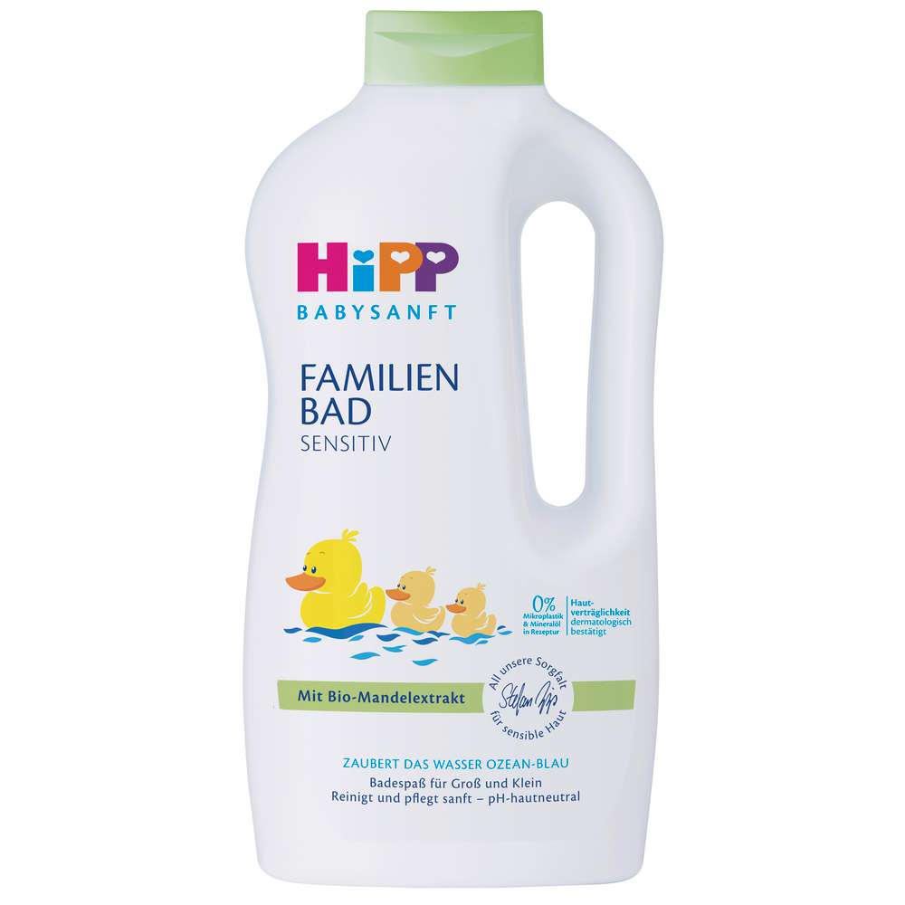 Produktabbildung Hipp Familienbad, Babysanft Sensitiv mit Bio-Mandelextrakt