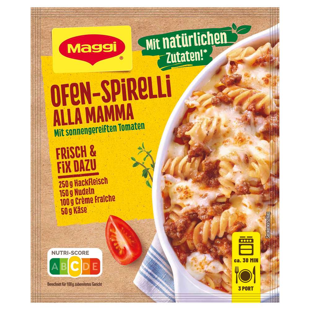 Produktabbildung Maggi Fix-Würzmischung, Spirelli alla mamma