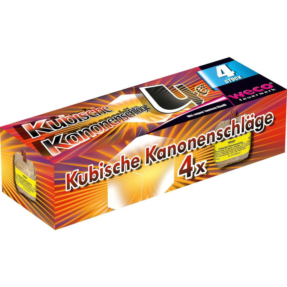 Produktabbildung Weco Kubische Kanonenschläge