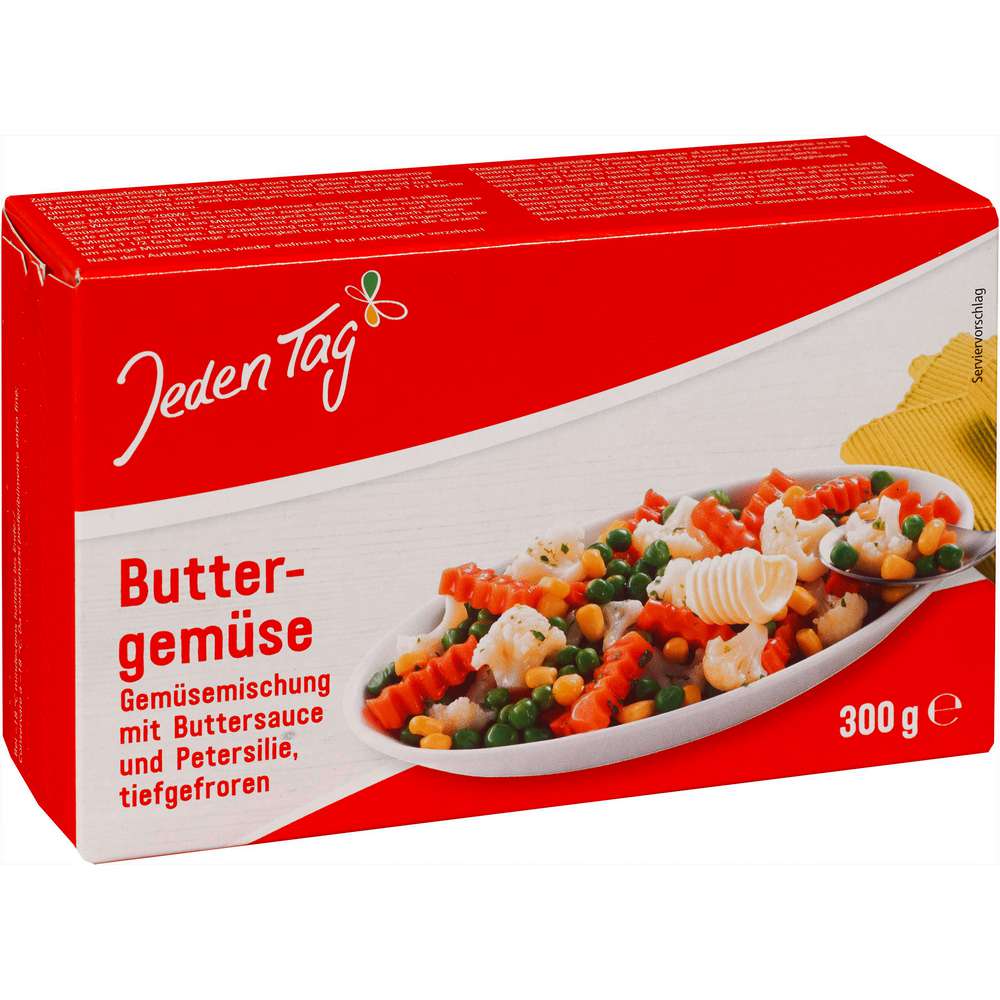 Produktabbildung Jeden Tag Buttergemüse, tiefgefroren