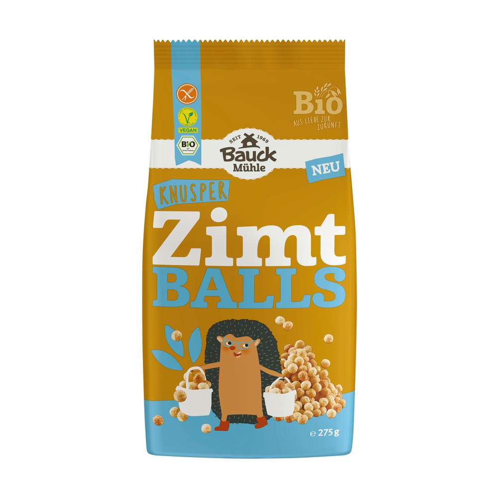 Produktabbildung Bauckhof Bio Knusper Cerealien, Zimt Balls