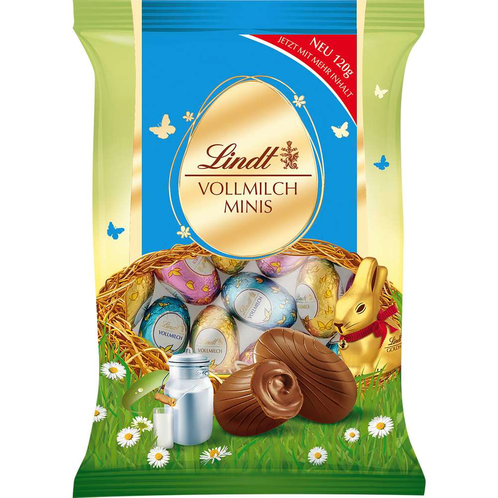 Produktabbildung Lindt Mini Ostereier, Vollmilch