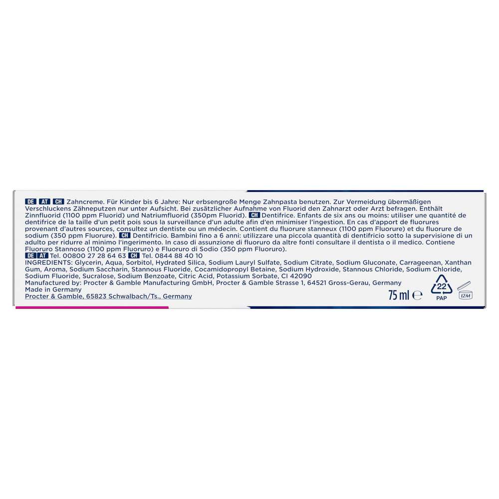 Produktabbildung Oral-B Zahncreme Pro-Junior, Frühe Kariesabwehr
